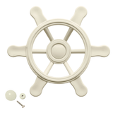 Piratenstuur Klein Pastel Wit
