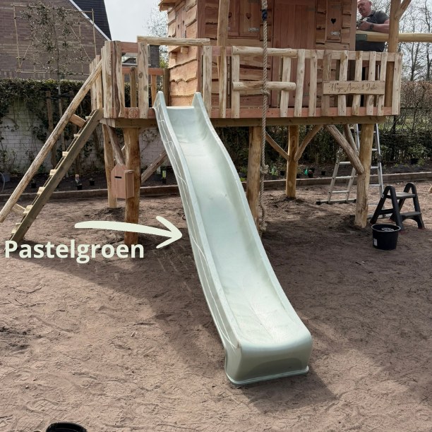 Kunststof glijbaan voor speelhuisje