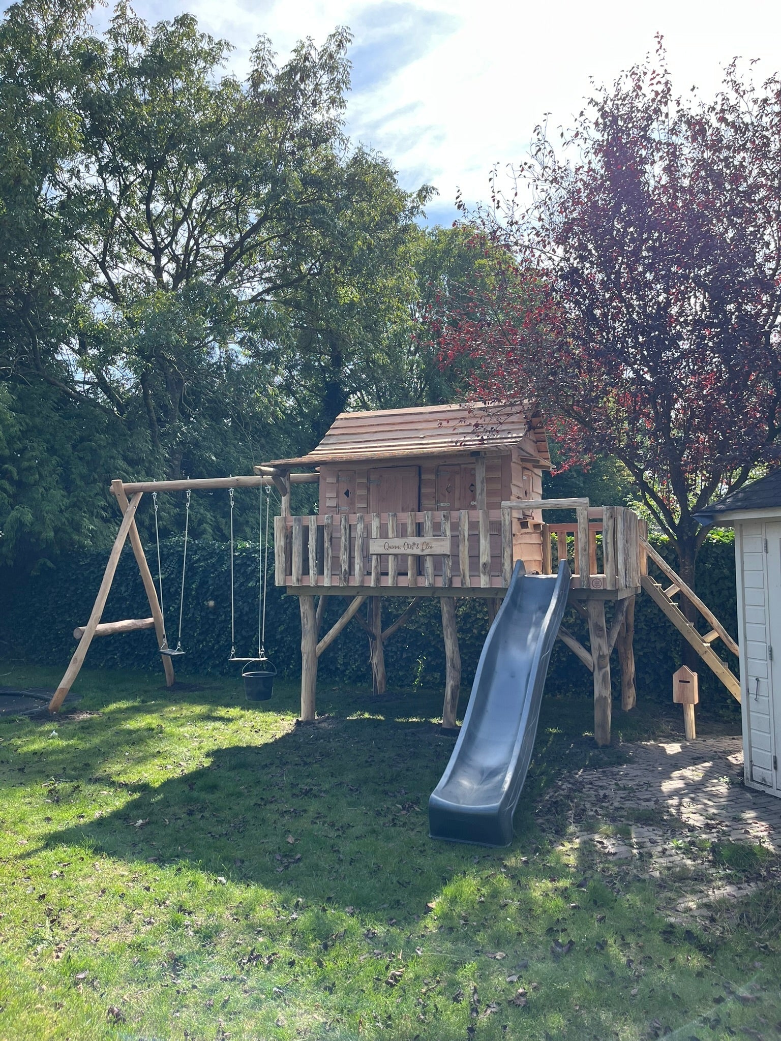 Houten Speelhuisjes voor in de Tuin