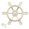 Piratenstuur Klein Pastel Wit