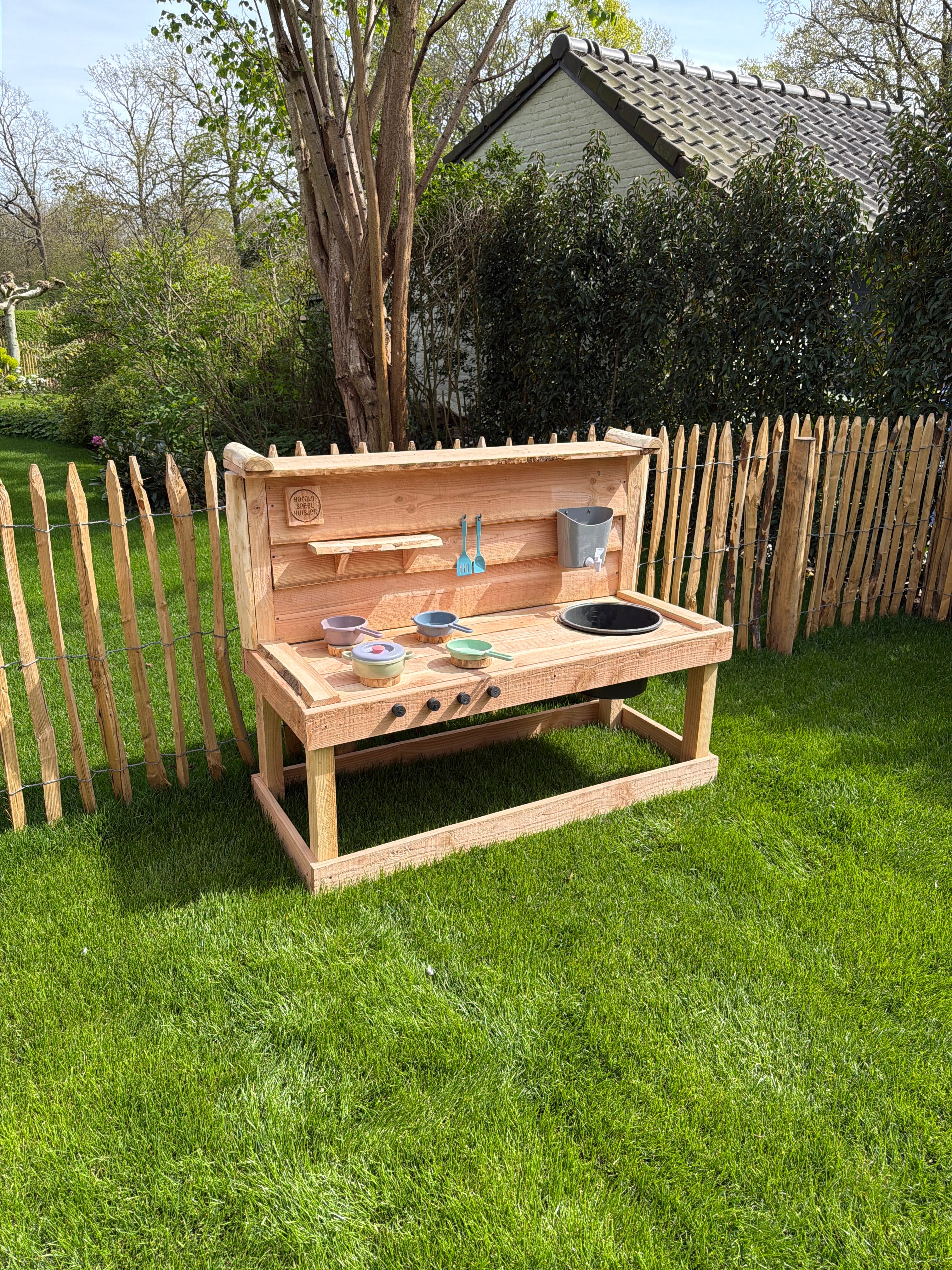 Houten Speelkeuken / Modderkeuken voor Buiten