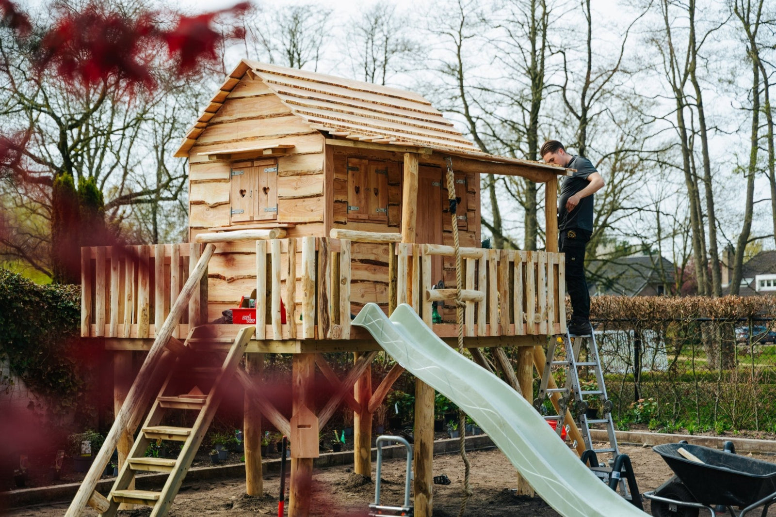Houten speelhuisjes op maat, handgemaakt in Schaijk